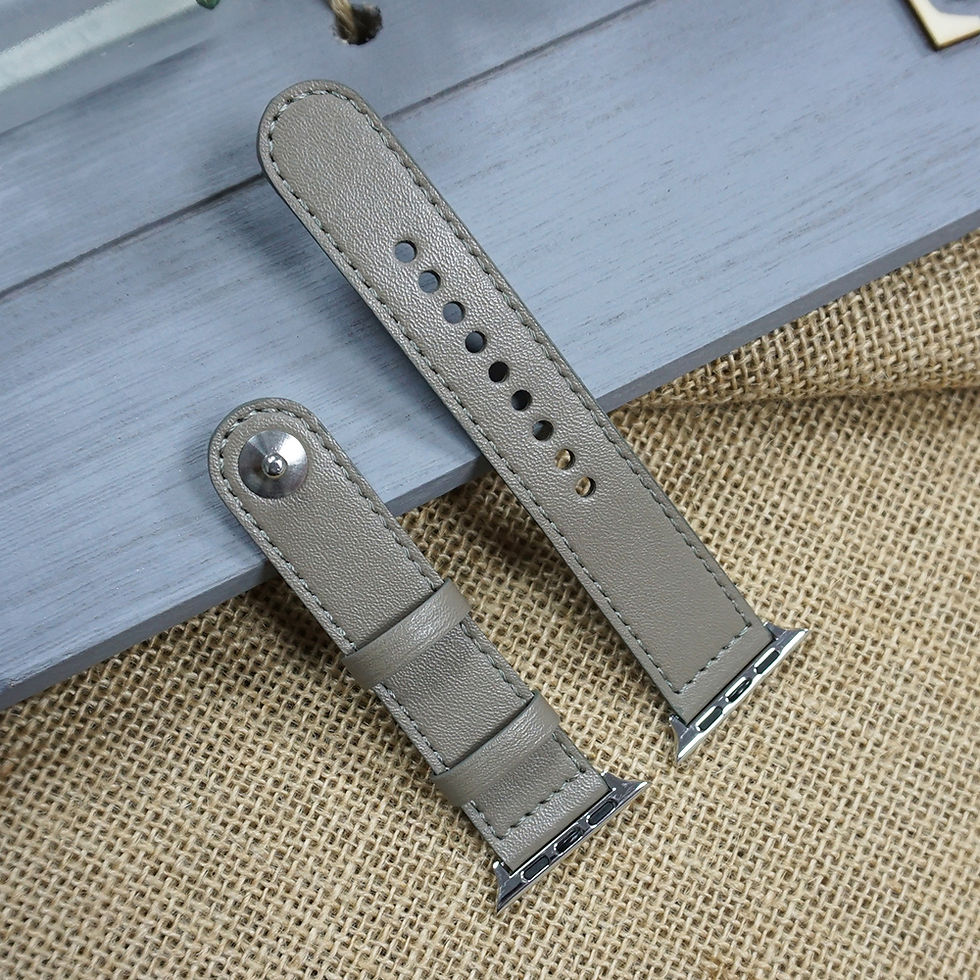 Miniature : Genuine Leather watch Strap For Apple