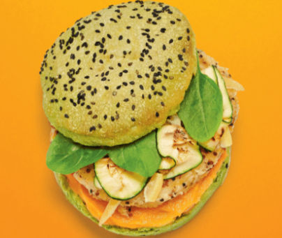 burger épinards patate douce