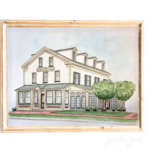 Historic Hotel Illustration