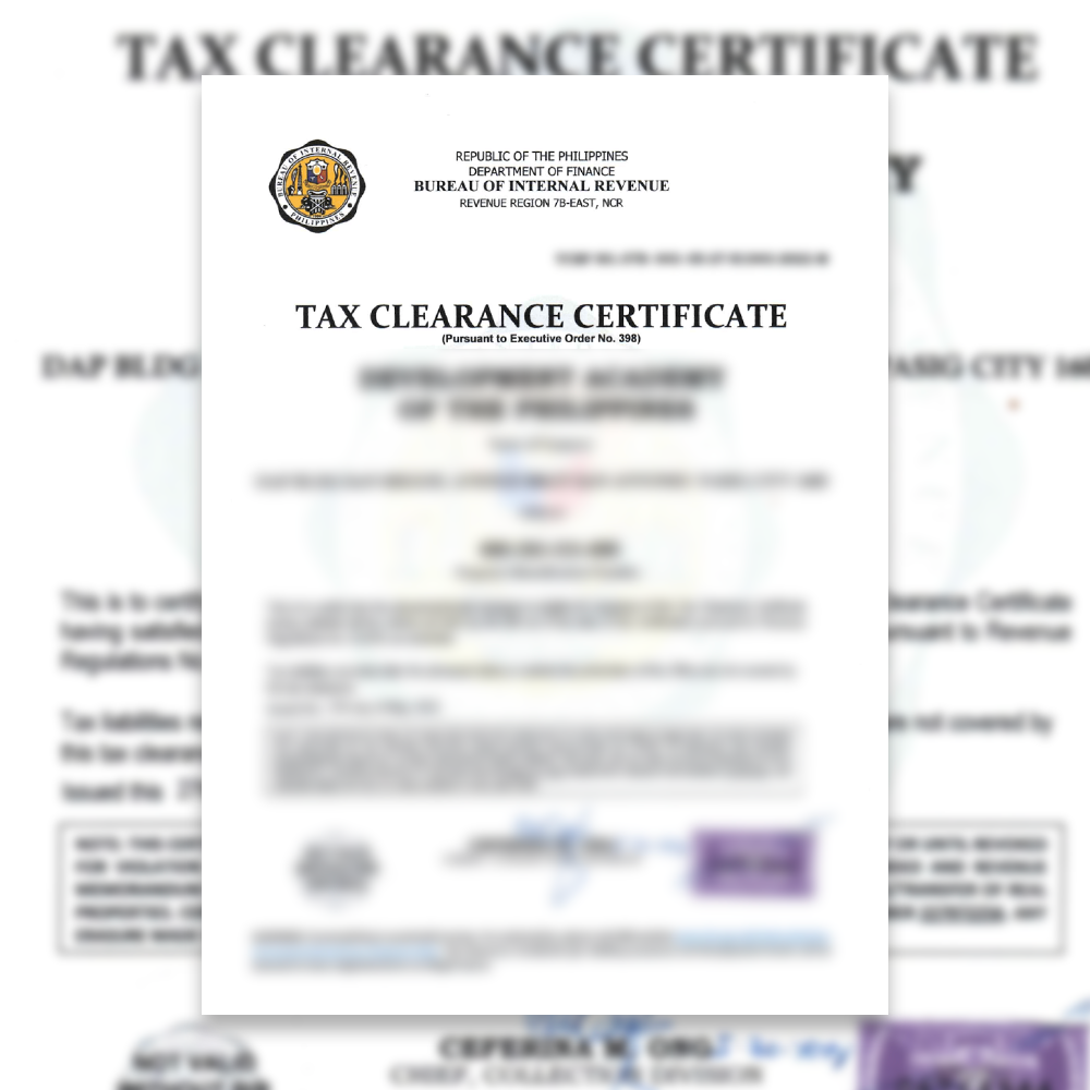 TAX Clearance