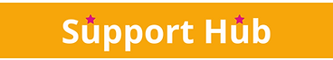 Orange box white text Support Hub