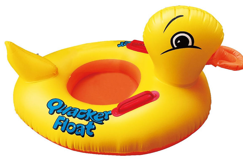 Canottino papero c/maniglie BL028