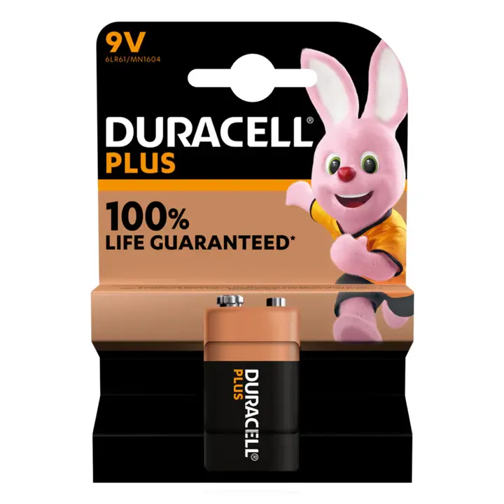 BATTERIA ALKALINA DURACELL 9V