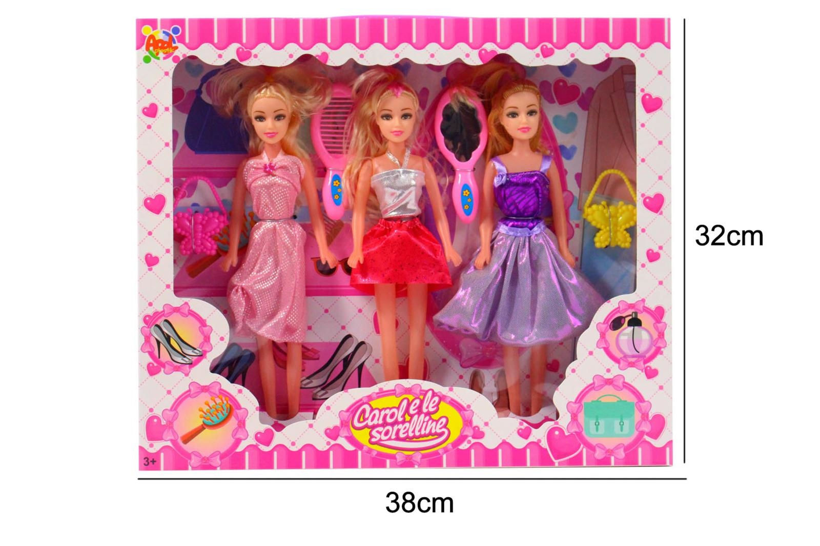 BAMBOLE CAROL E SORELLINE