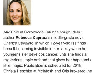 Book Deal Announcement