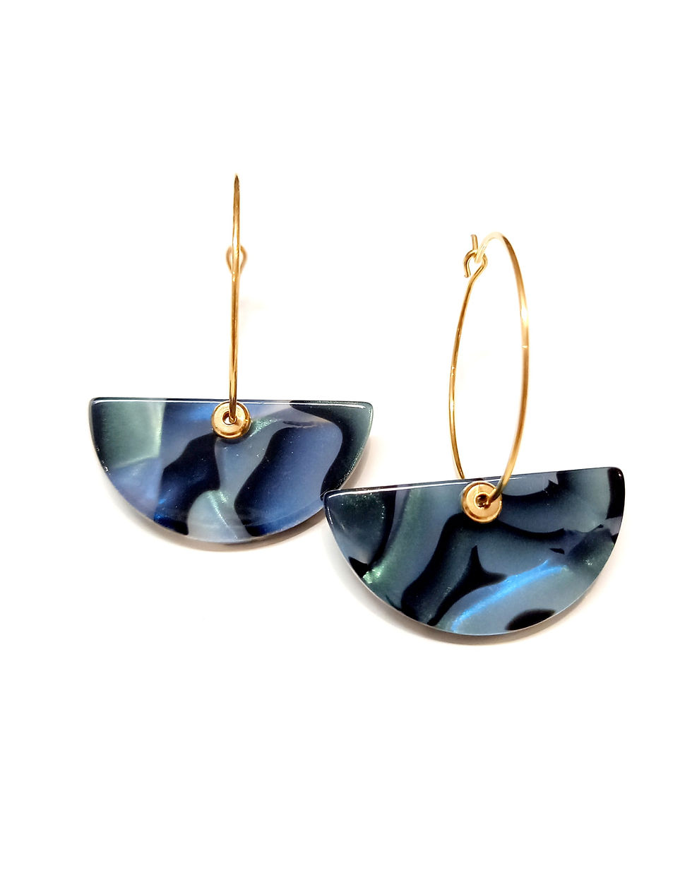 Miniature : Boucles d'oreilles Créole en acétate