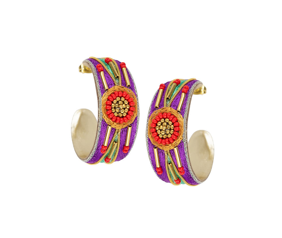 Miniature : Boucles d'oreilles Apryl Nahua