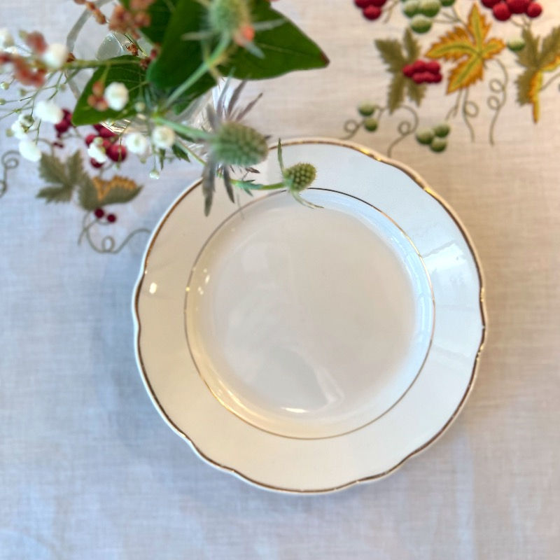 Thumbnail: digoin sarregumines dessert plate Small