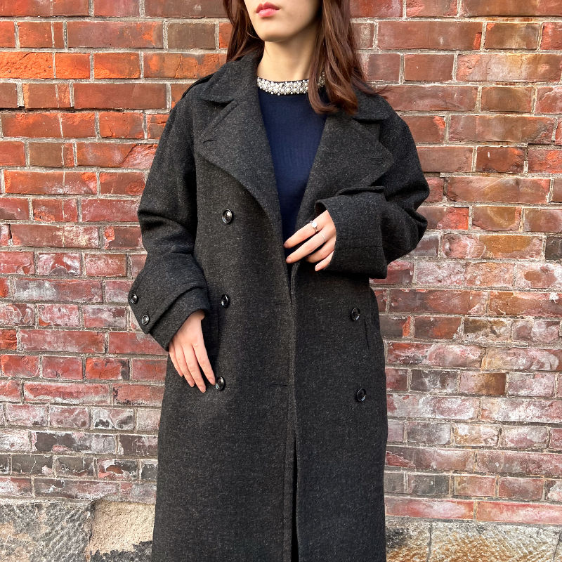 Thumbnail: charcoal grey long coat
