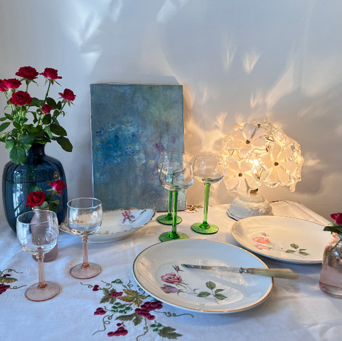 antique Alsace wine glass | stella-japan