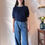 サムネイル： vintage style denim  pants