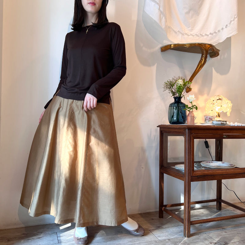 Thumbnail: sheer top chocolate brown