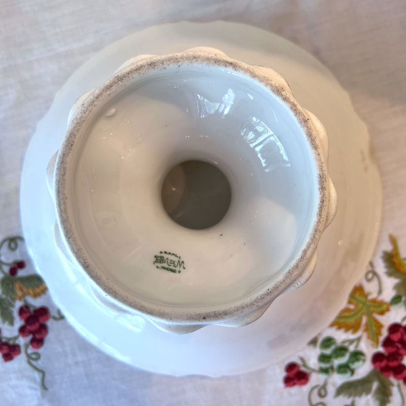 サムネイル： antique Limoges compotier BM de M