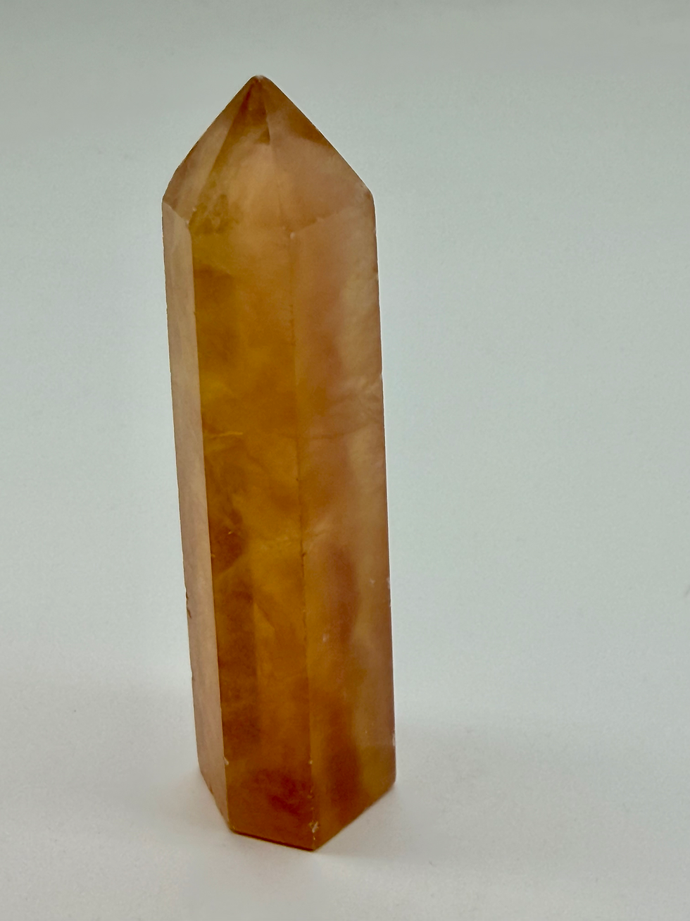 Thumbnail: Fluorite Tower candy stripes 9cm high 94g