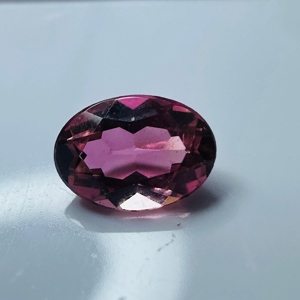 TOURMALINE PINK OVAL 7MMX5MM  0.76CTS