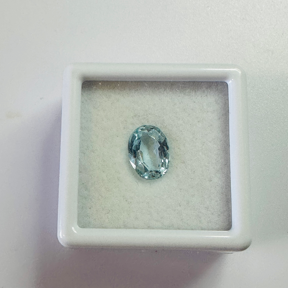 Thumbnail: AQUAMARINE OVAL 9MMXMM 1.29CTS