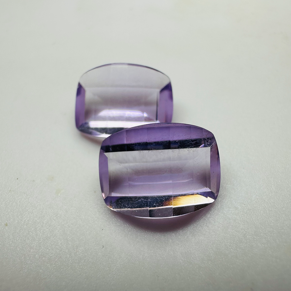 Thumbnail: AMETHYST PAIR SPECIAL CUT 13MMX10MM  11.79CTSAM