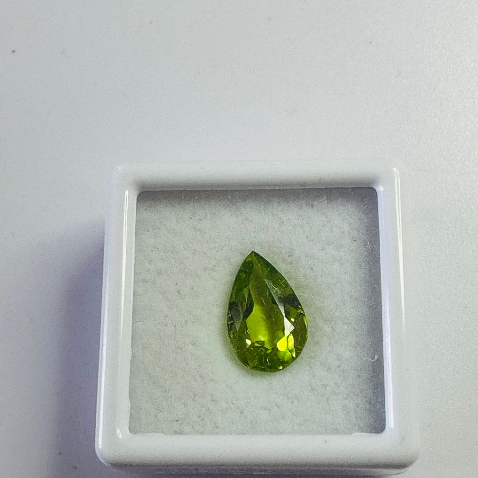 Thumbnail: PERIDOT  DROP 11.5MMX7.1MM  2.85CTS