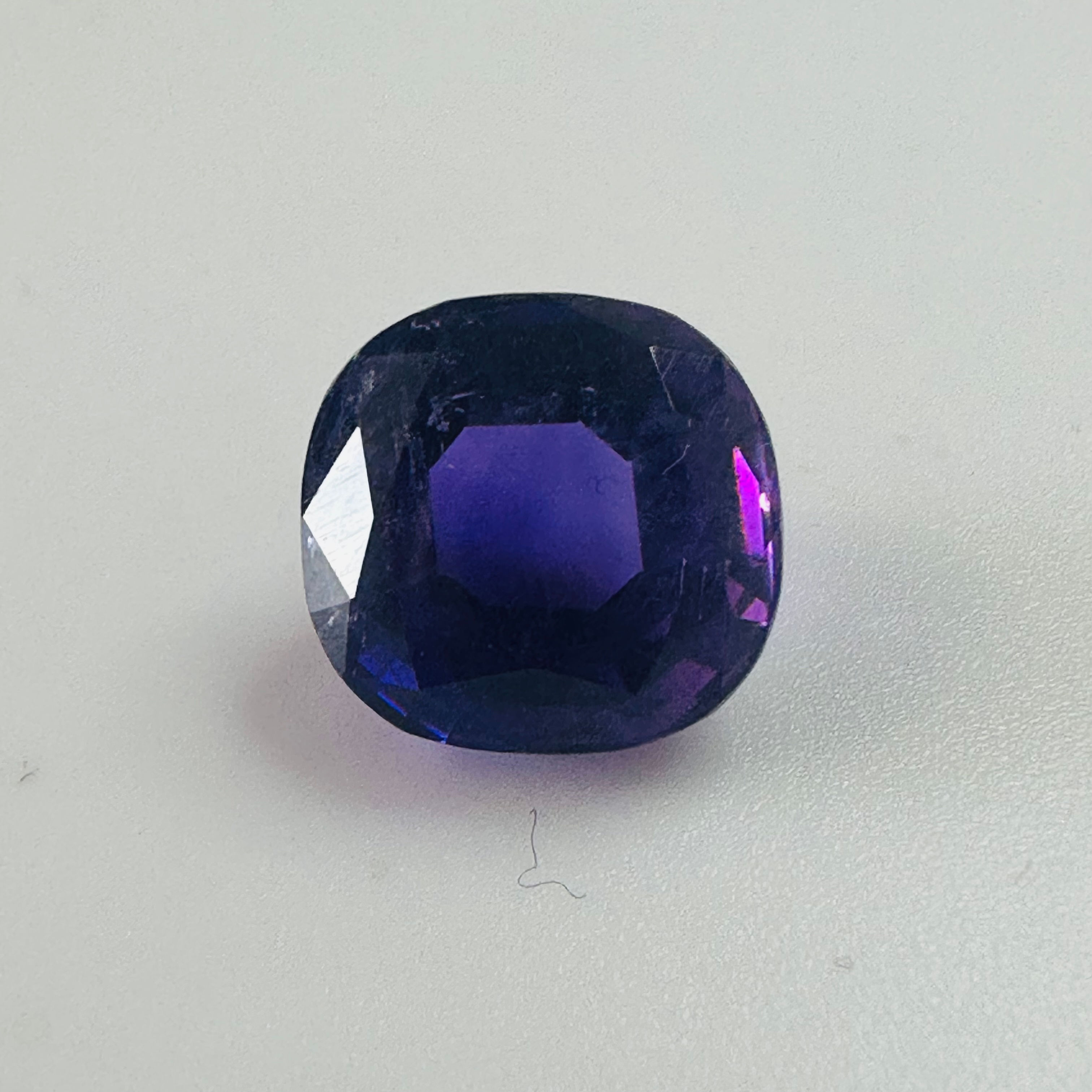 AMETHYST CUSHION 11.2MMX10.8MM  5.98CTS