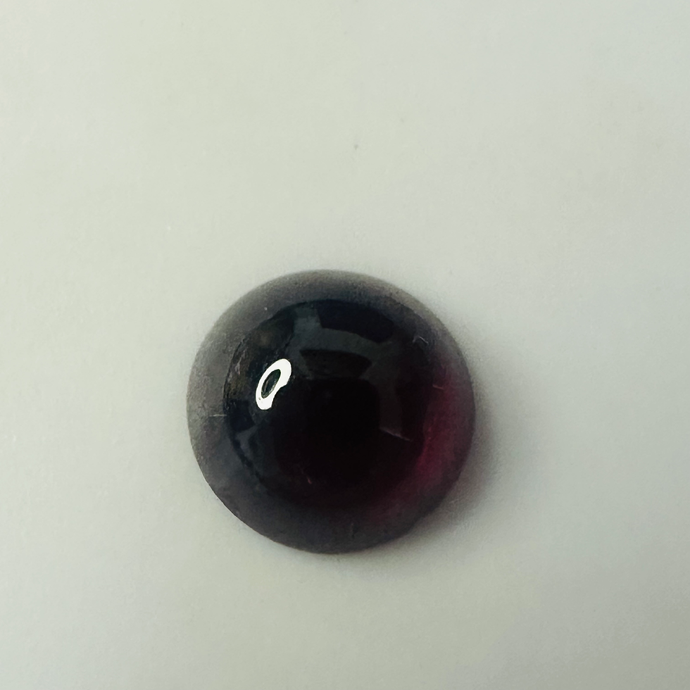 Thumbnail: GARNET ROUND CAB 9.8MM 3.58CTS