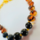 Thumbnail: New Multi Coloured Amber Knotted bracelets 8 inch