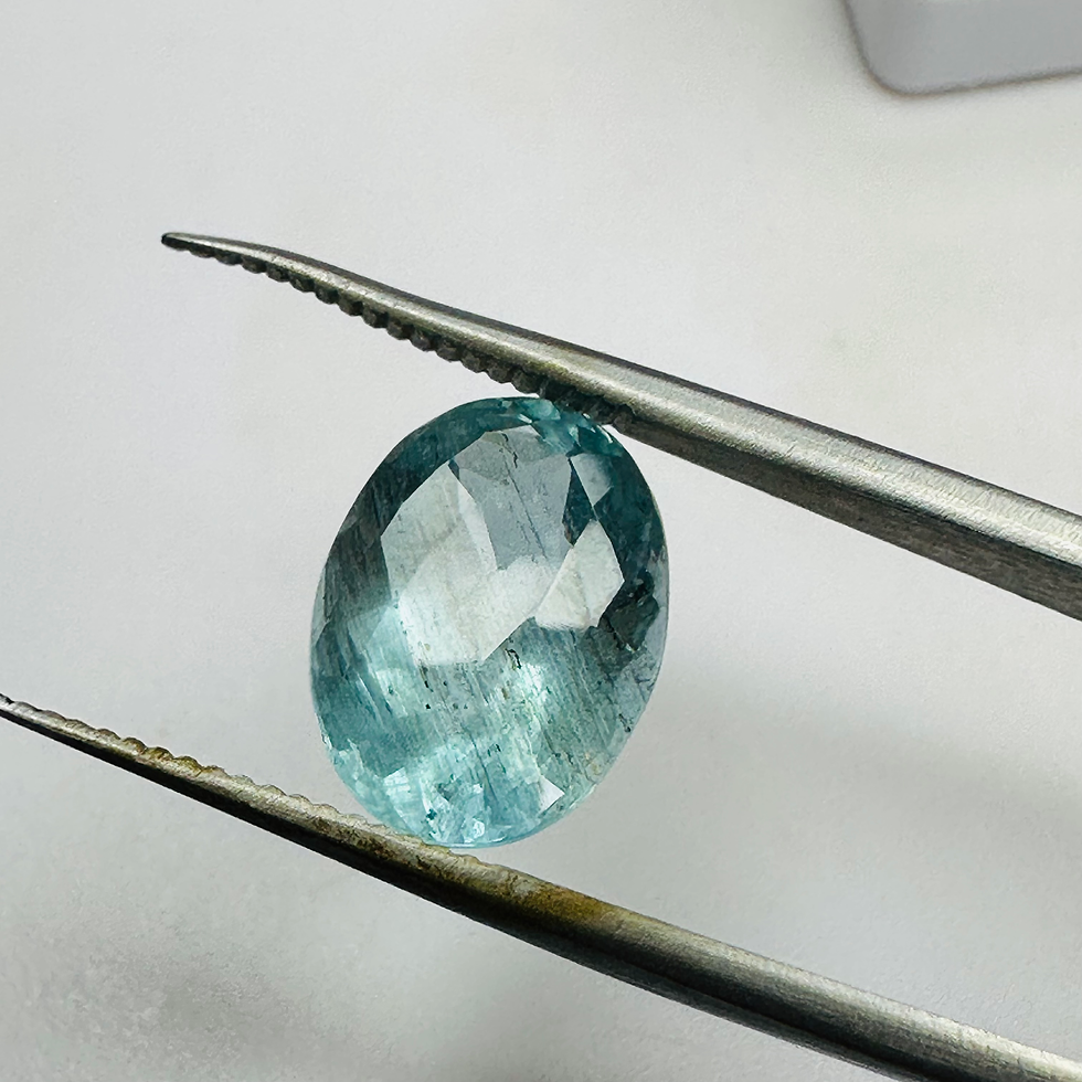 Thumbnail: AQUAMARINE OVAL 13MMX9.6MM 4.76CTS