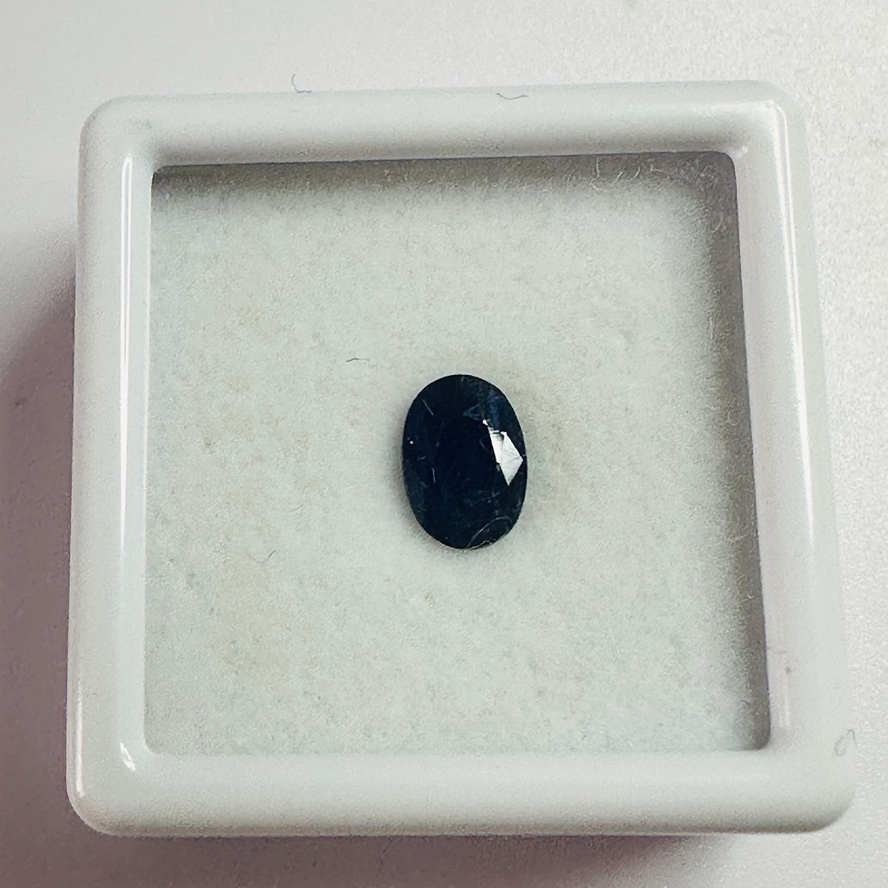 Thumbnail: BURMA BLUE SAPPHIRE OVAL 6.8MMX4.8MM 0.85CTS