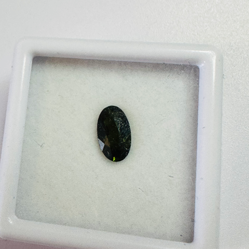 Thumbnail: TOURMALINE GREEN  OVAL 7.7MMX4.6MM   0.60CTS