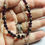Thumbnail: Garnet and quartz sterling silver necklace 16 inch