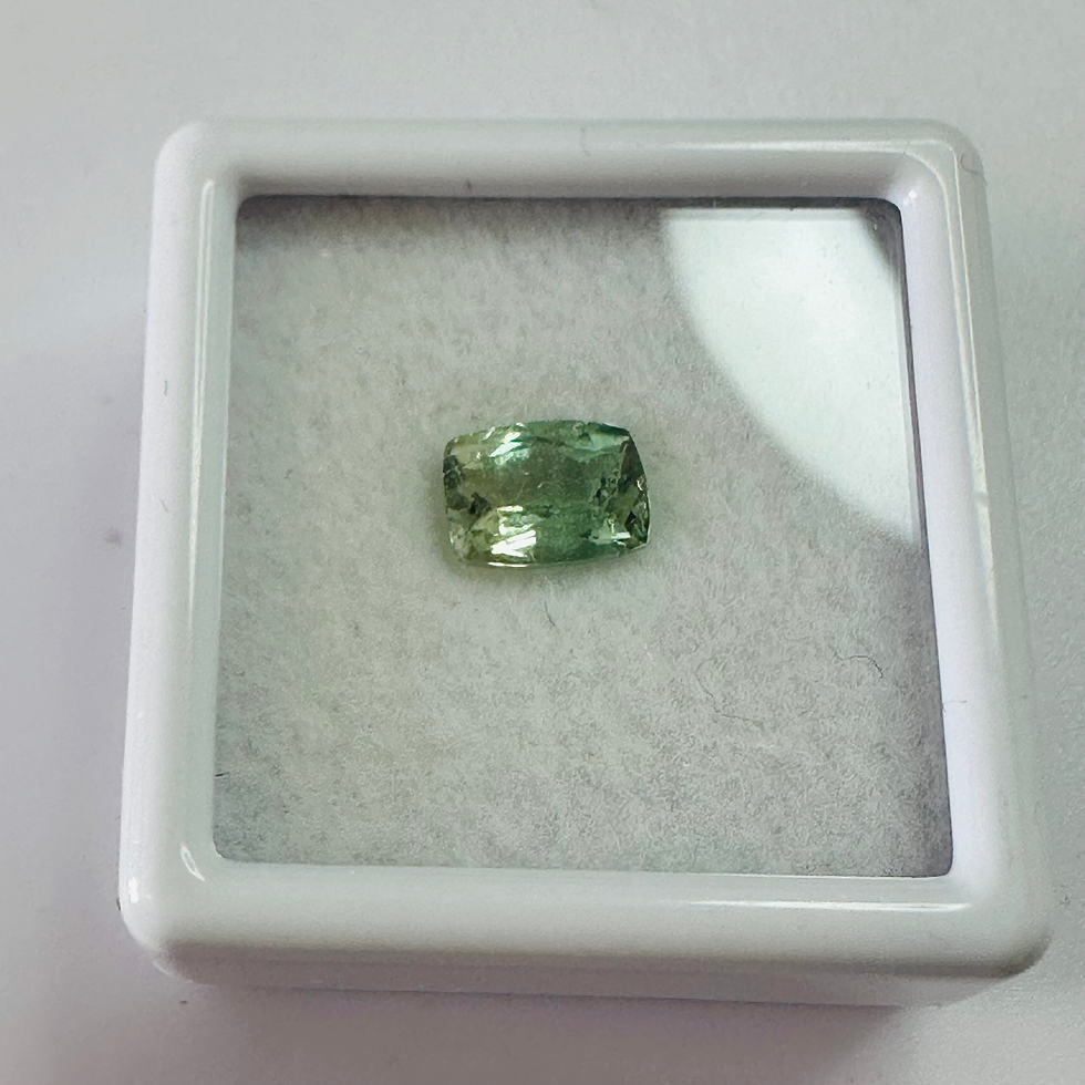 Thumbnail: TOURMALINE BI COLOUR CUSHION  7MMX5MM   0.93CTS