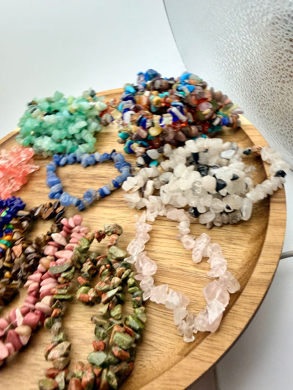 Thumbnail: Gemstone stretchy bracelets (hand selected)|