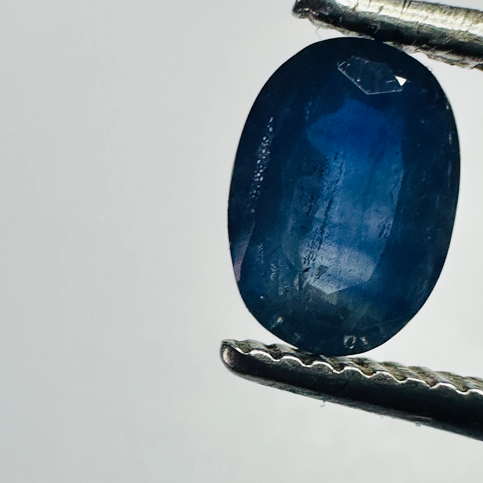 Thumbnail: BURMA BLUE SAPPHIRE OVAL 6.7MM X4.7MM 0.83CTS