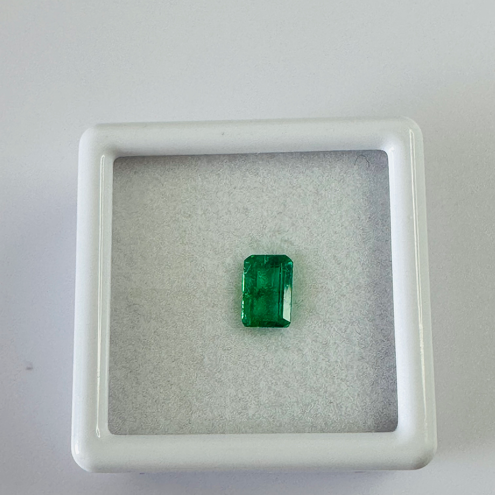 Thumbnail: EMERALD OCTAGON 6MM X  4MM  0.54CTS