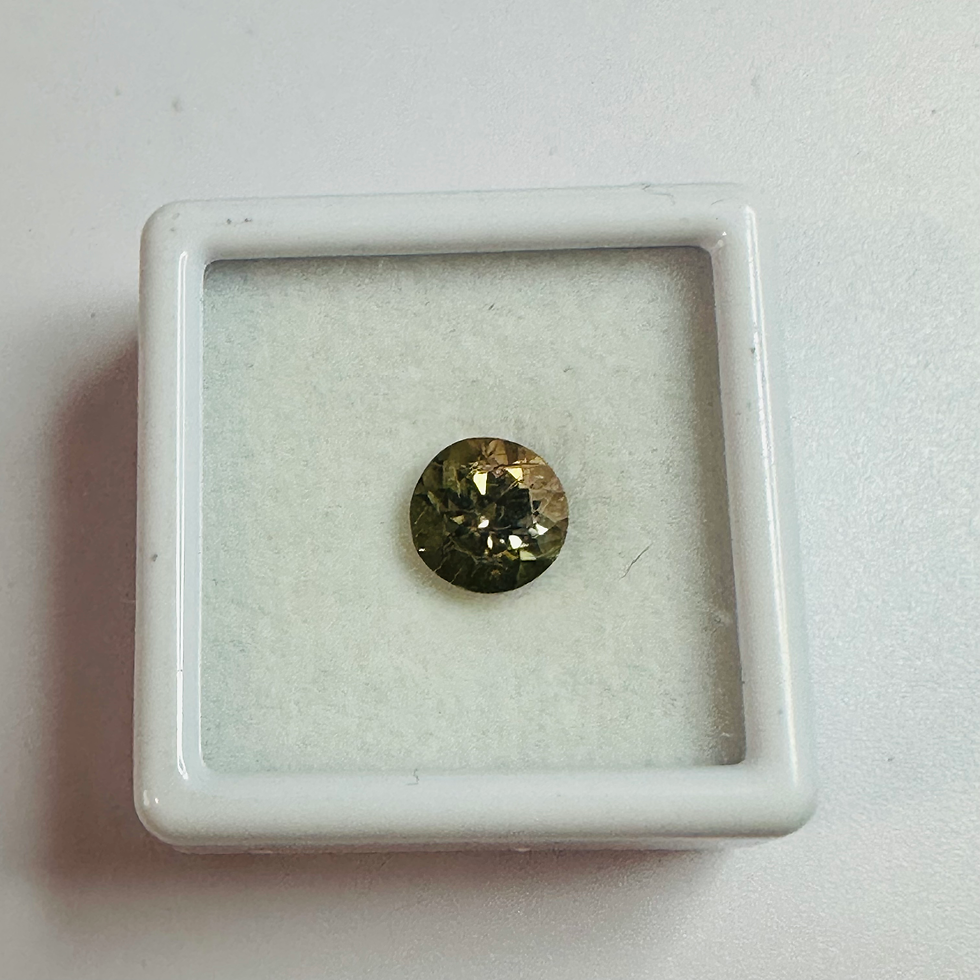 Thumbnail: TOURMALINE BI COLOUR ROUND  7MM   1.51CTS