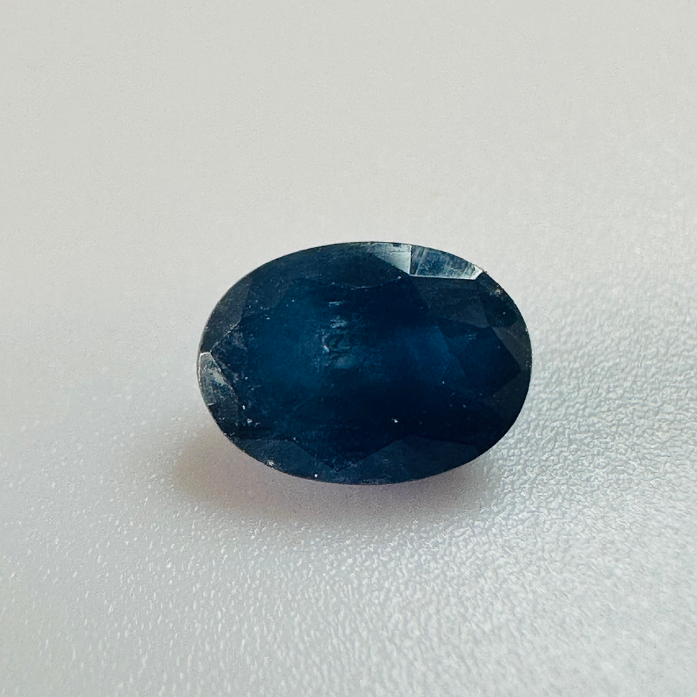 Thumbnail: BURMA BLUE SAPPHIRE OVAL 7MM X5MM 1.17CTS