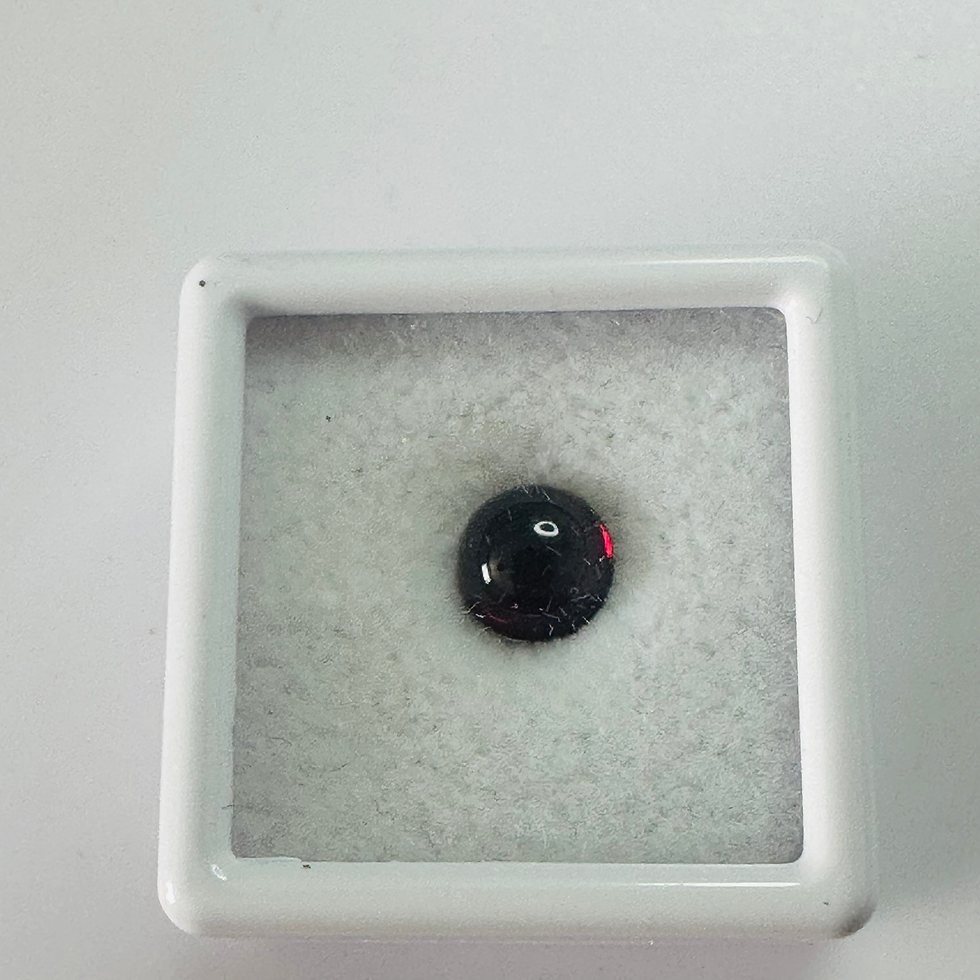 Thumbnail: GARNET ROUND CAB 3MM.  0.20CTS