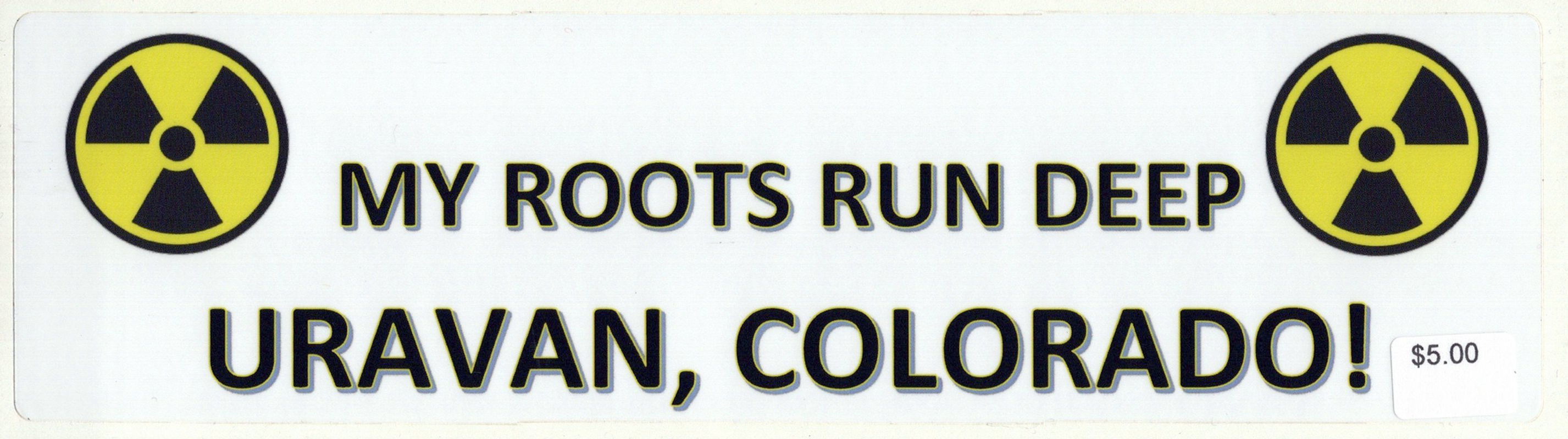 Bumper Sticker Roots Run Deep