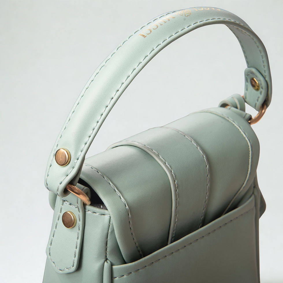 Thumbnail: Muccina Mini Handbag | Stylish Cell Phone Bag-Mint Green