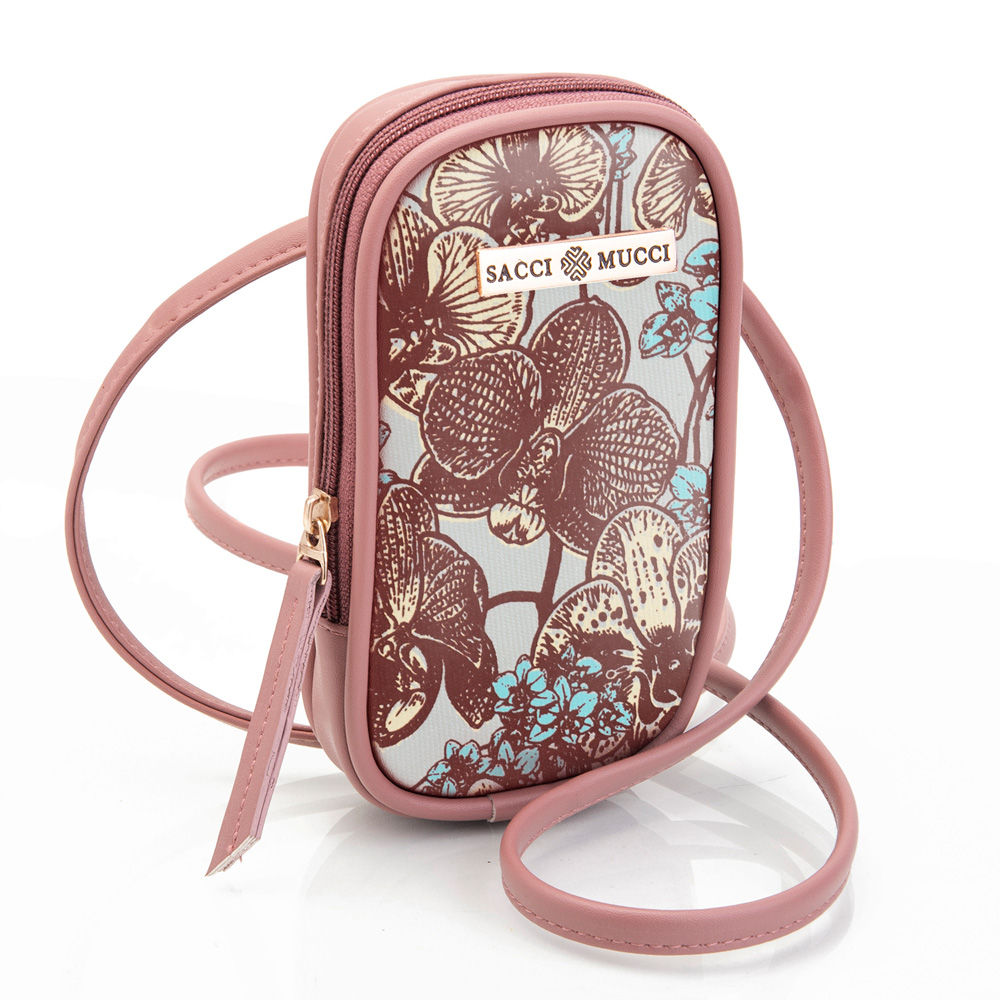 Mobile Pouch Sling/Cross-body Bags-Orchid