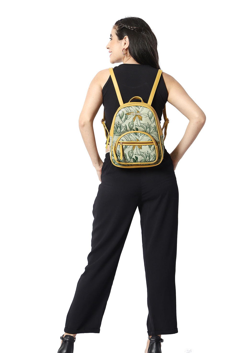 縮圖：Women's Handmade  Mini Backpack-Magnolia