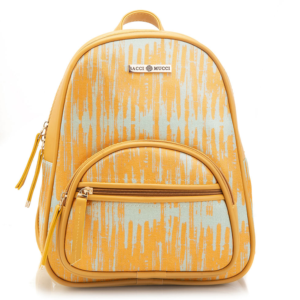 Women's Mini Backpack- Bamboo Tie Dye