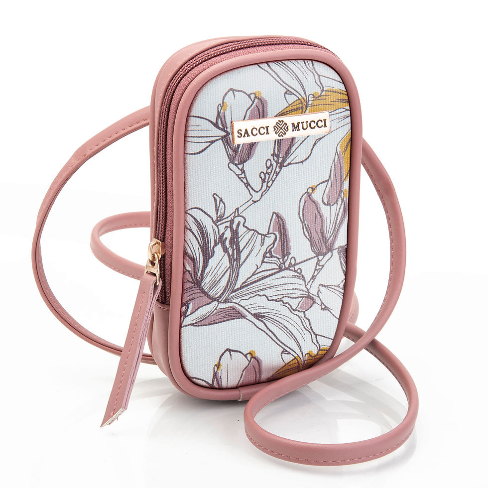 Mobile Pouch Sling/Cross-body Bags-Magnolia Design