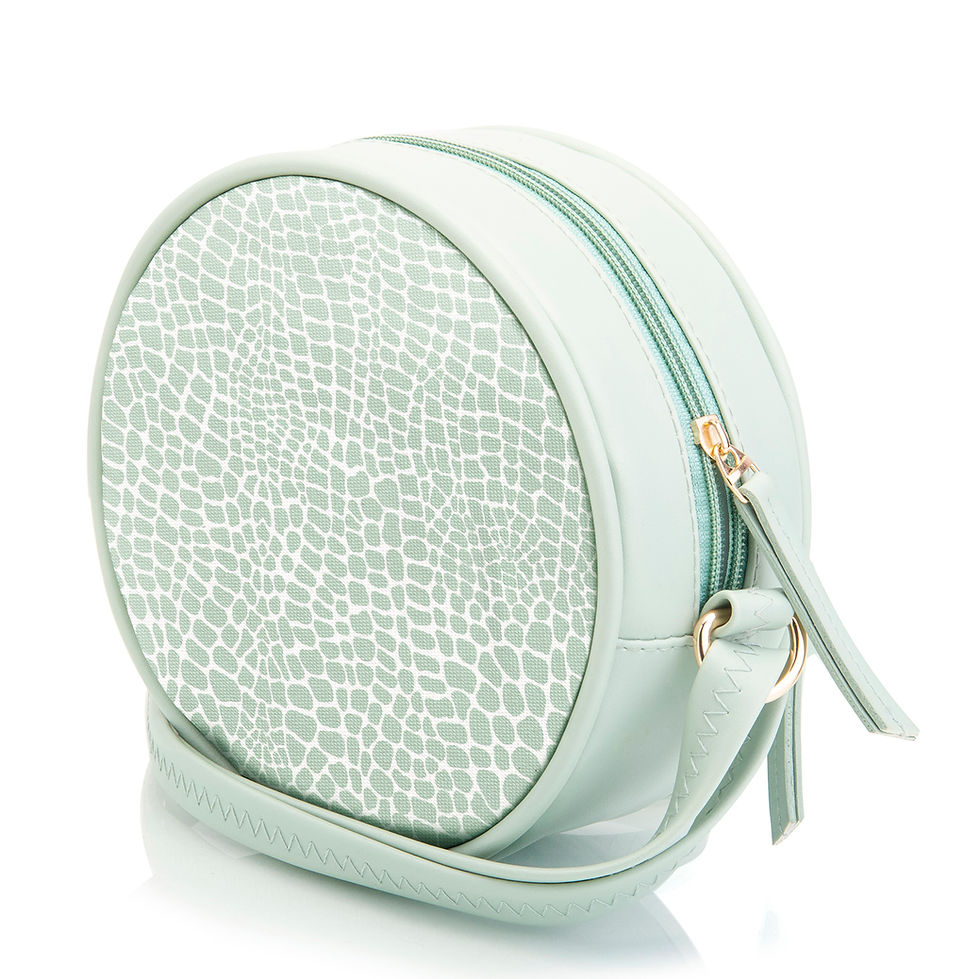 サムネイル： Women's Full Moon Round Sling Bag/Cross-body Bags-Alligator Print