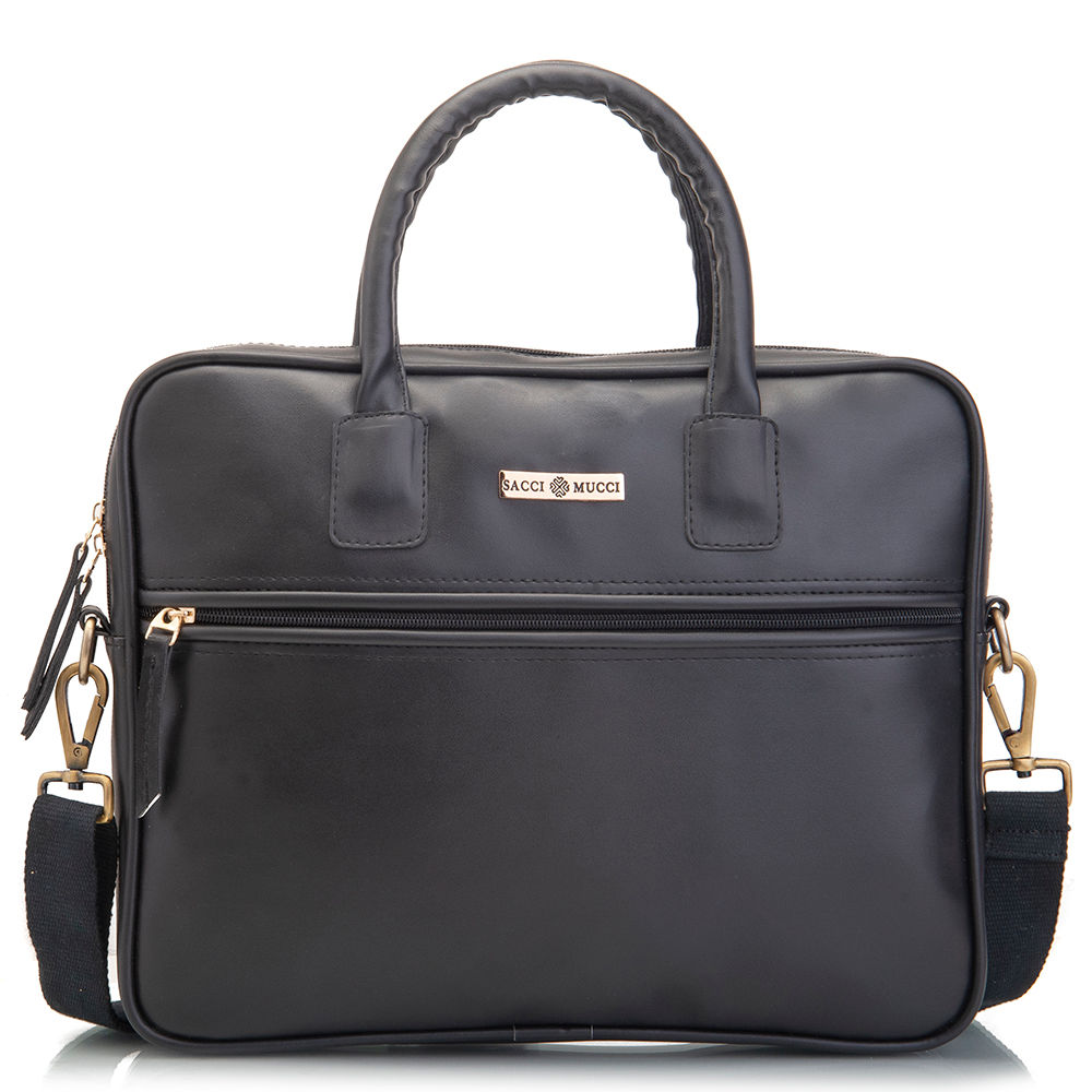 Laptop Messenger Bag for up to 14 inch laptop - Black