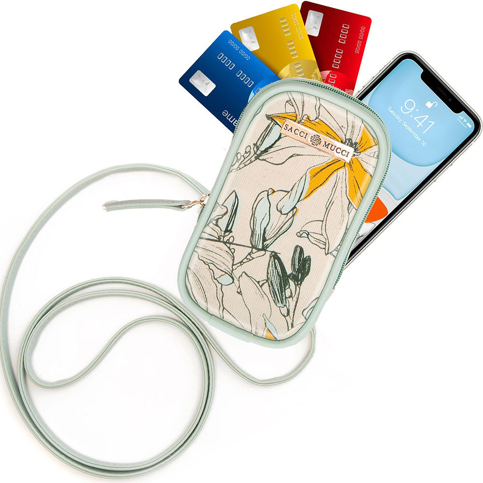 Miniatura: Mobile Pouch Sling/Cross-body Bags-Magnolia Design