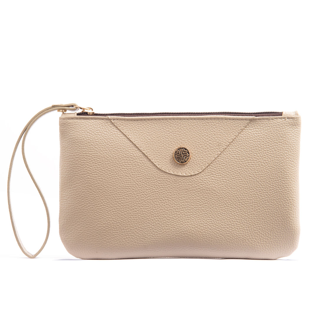 Micromucci Faux Leather Wristlet Wallet Clutch