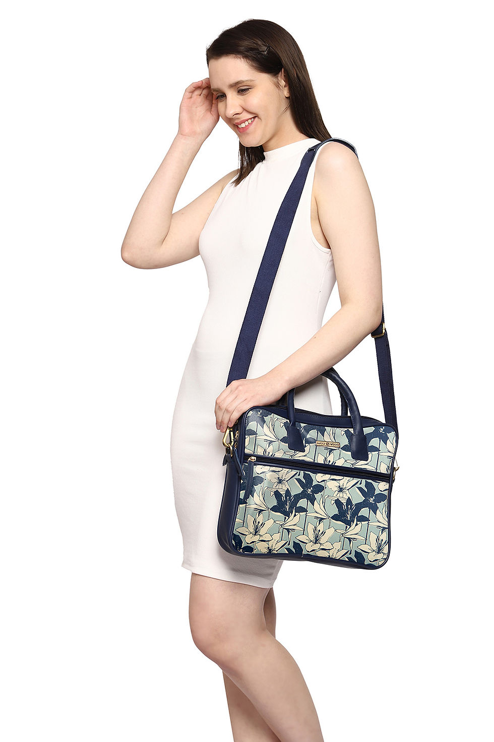 Miniatura: 14 inch Laptop Messenger Bag --Lily Blue