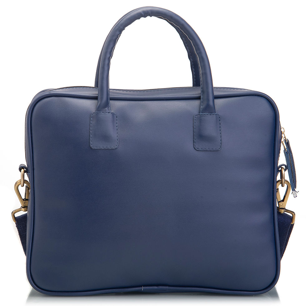 الصورة المصغرة: 14 inch Laptop Messenger Bag - Navy Blue