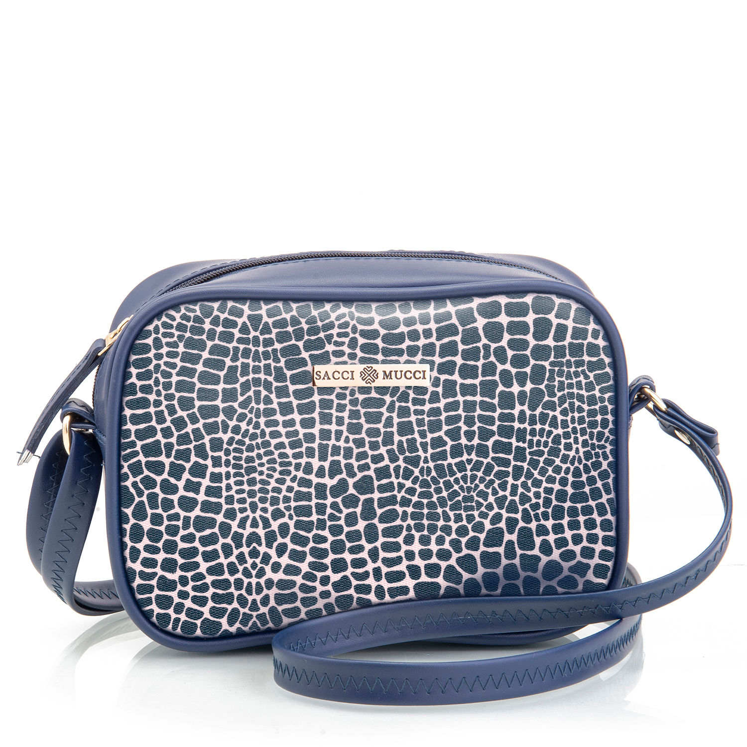 Women's Classic Boxy Sling Bag/Cross-body Bags-Alligator Print