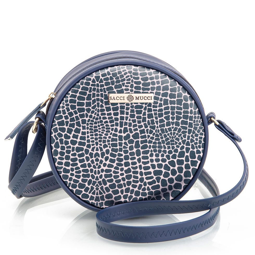 Women's Full Moon Classic Round Sling Bag/Cross-body Bags-Alligator Prin